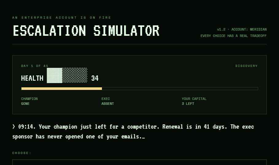 Escalation Simulator