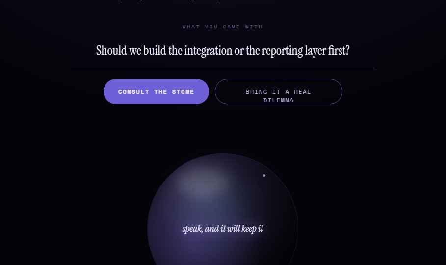 One-Question Oracle